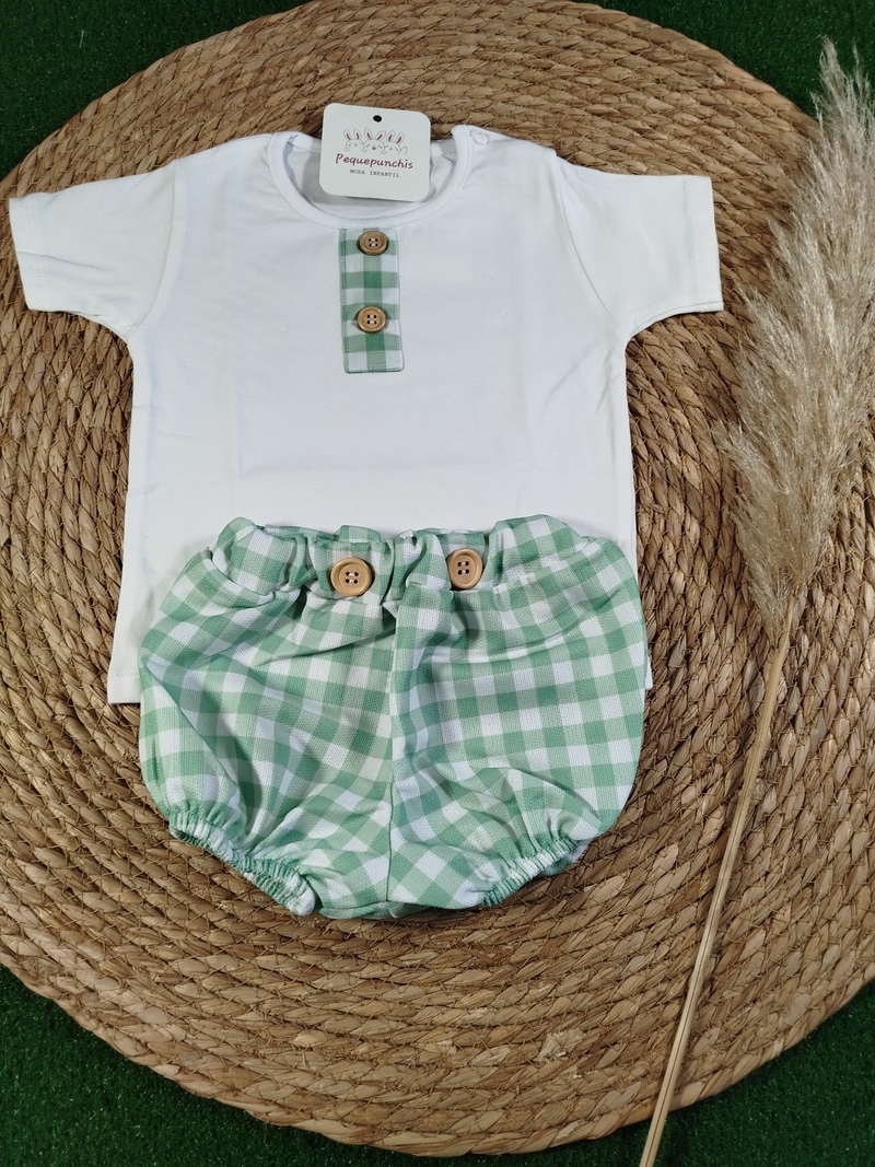 Conjunto bebe niño osito margarita - Imagen 2