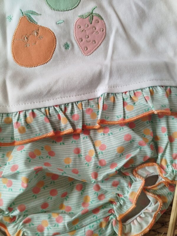Conjunto bebe niña frutas - Imagen 2