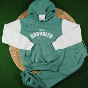 Chandal Brooklyn verde capucha